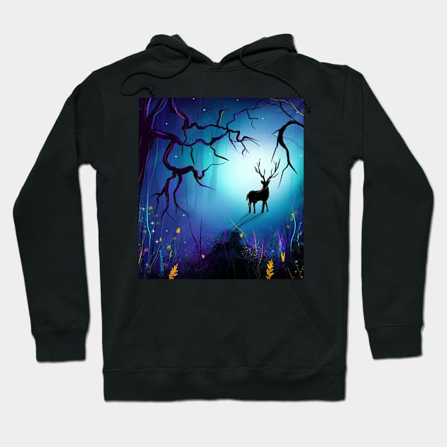 Deer Hoodie by Artistry Vibes